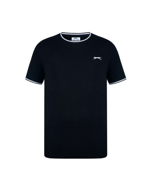 Slazenger 1881 Black Tipped T-Shirt for men