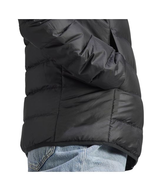 Adidas Gray Essentials Light Water Resistant Duck Down Slim Fit Down Jacket