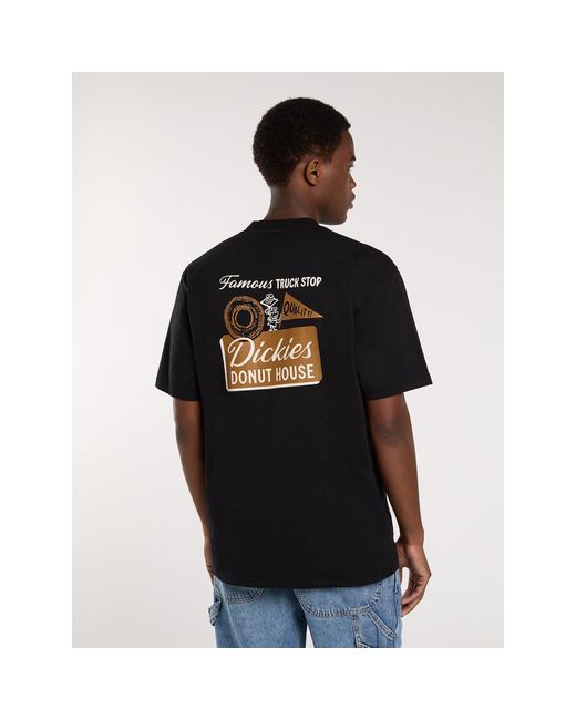 Dickies Black Donut Regular Fit T-Shirt for men