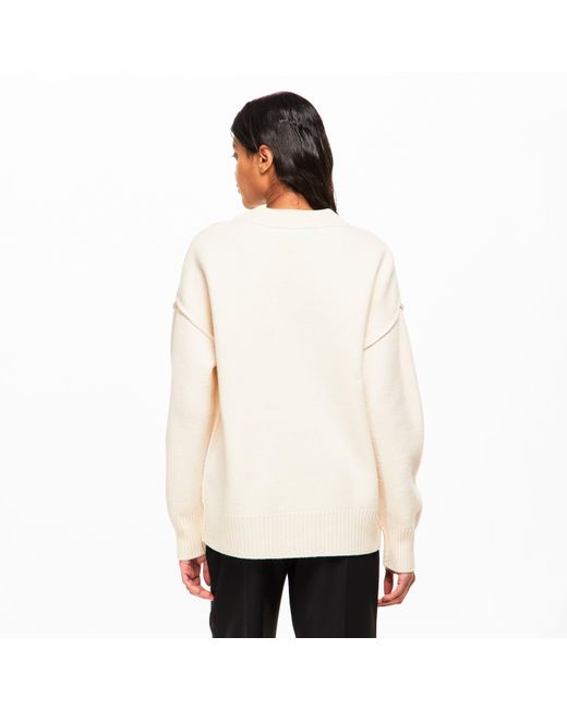 AMI White Cardigan