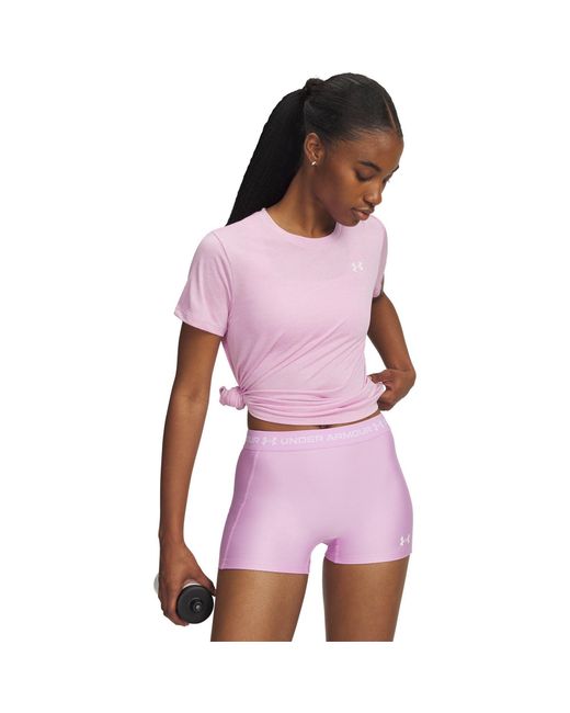 Under Armour Purple Tech Twist Short Sleeve