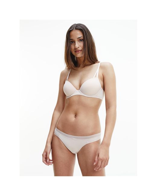 Calvin Klein Brown Lift Demi Bra