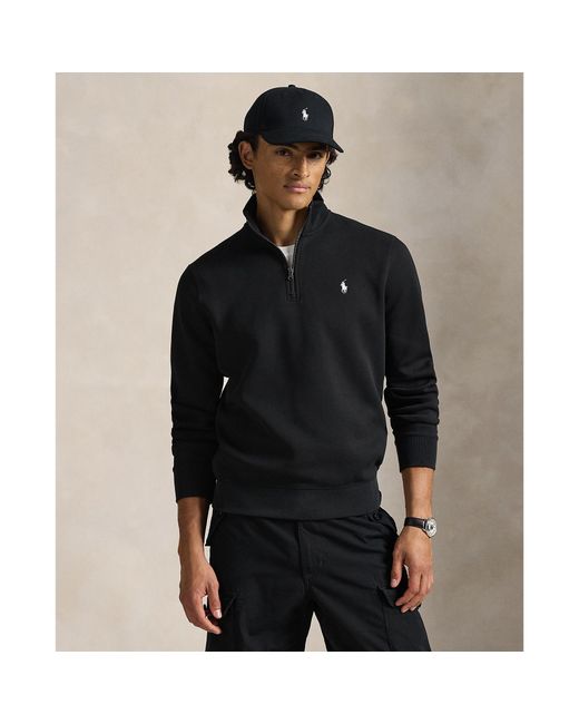 Polo Ralph Lauren Black Tech 1/4 Zip Fleece for men
