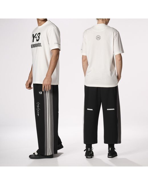 Y-3 White X Neighborhood Logo T-Shirt for men