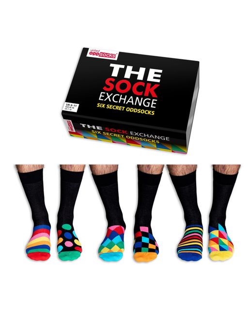 United Oddsocks Black The Secret Sock Exchange Socks for men