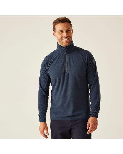 Regatta Blue Navigate Half-Zip Fleece for men