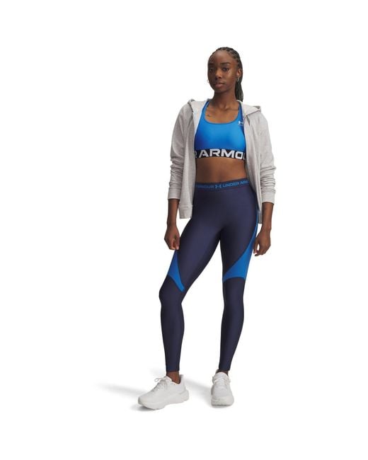 Under Armour Blue Heatgear Rib Gym Leggings