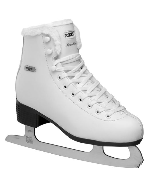 Roces White Paradise Fur Classic Ice Skates