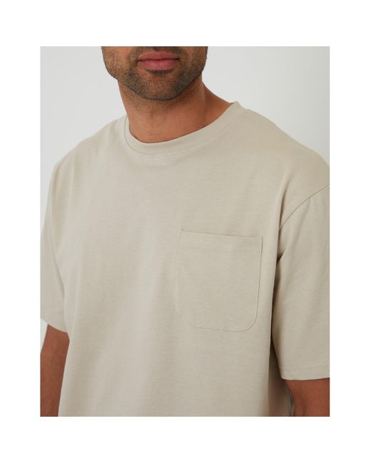 Threadbare Natural Ambrosia Regular Fit T-Shirt for men