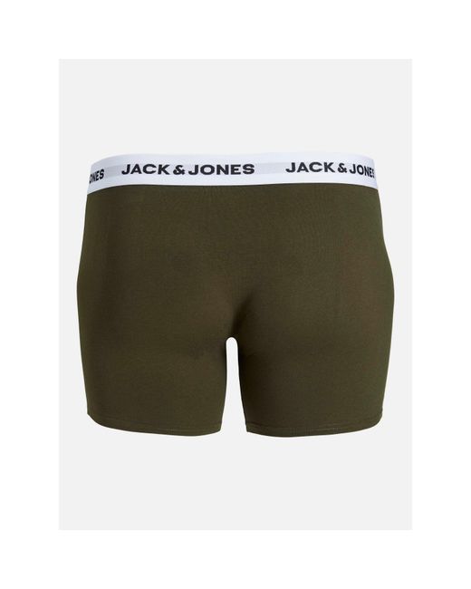 Jack & Jones White Basic 5 Pack Trunks for men