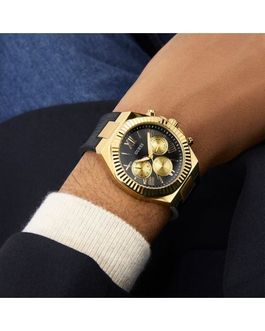 Guess Metallic Equity Analogue Quartz Watch