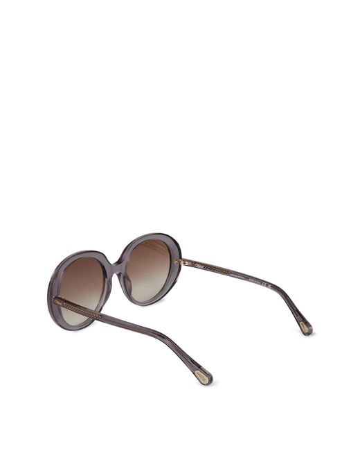Chloé Gray Oversized Sunglasses