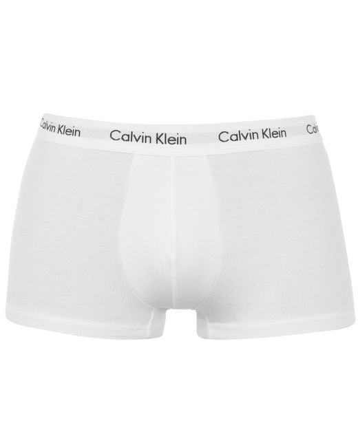 Calvin Klein White 3 Pack Boxer Shorts for men