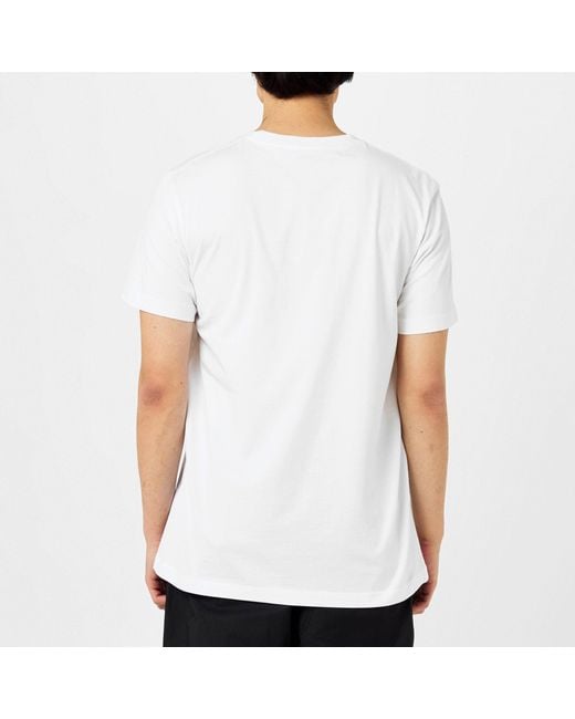 Maharishi White Miltype Embroidered T Shirt for men