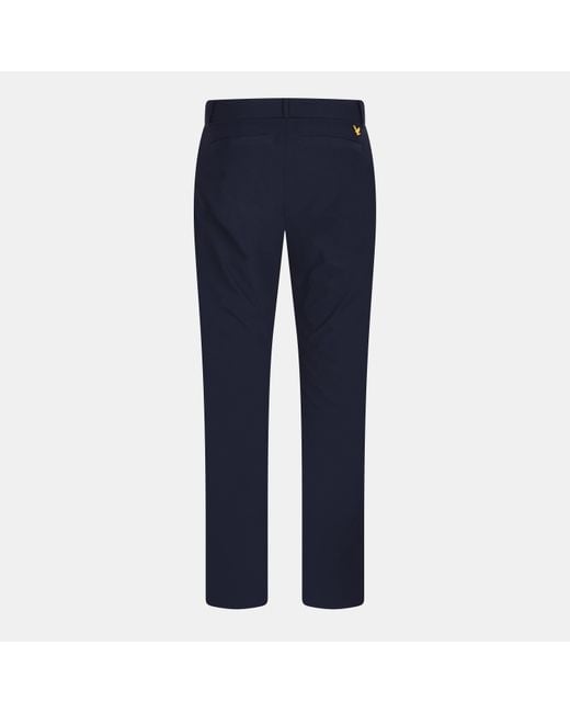 Lyle & Scott Blue Golf Technical Trousers for men