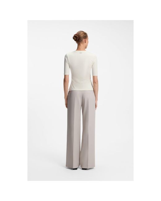 HUGO White Darnelia 10259804 01 T-Shirt
