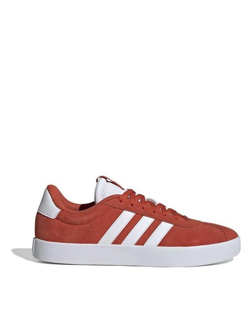 Adidas Red Vl Court 3.0 Shoes for men