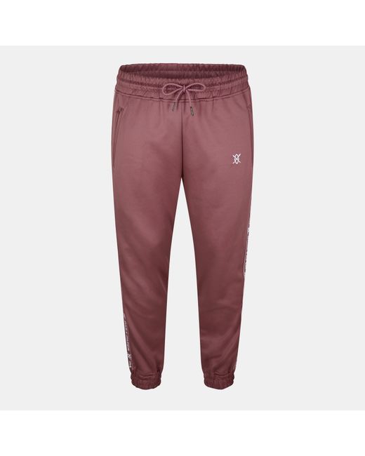 Daily Paper Red Tonal Closed Hem Poly Joggers for men