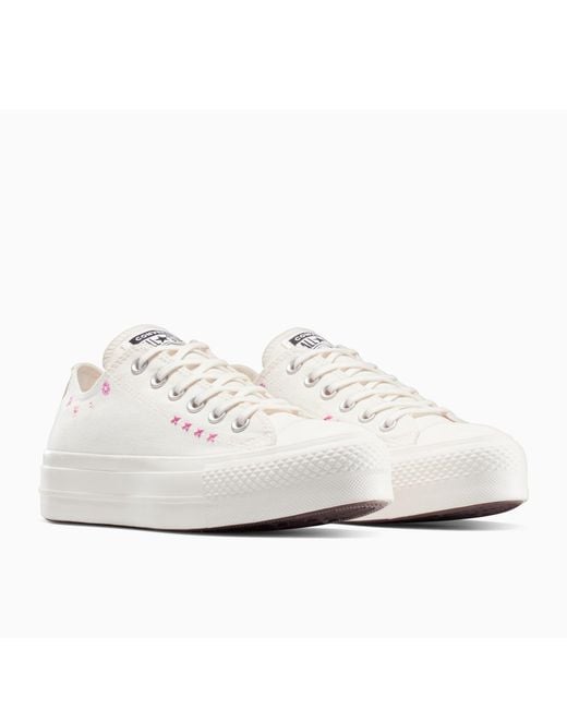Converse White Chuck Taylor All Star Lif Canvas Trainers