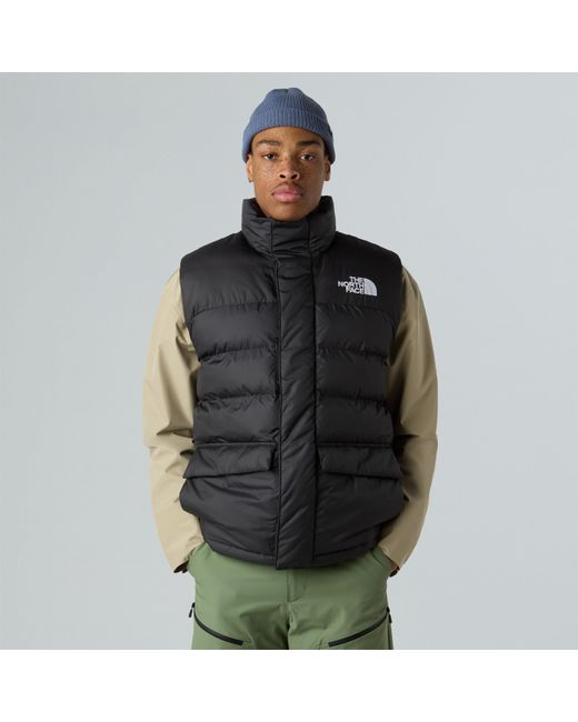 The North Face Black Limbara Insulated Sleeveless Gilet for men
