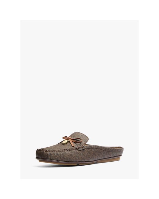 MICHAEL Michael Kors Brown Greta Mule Flat Mules