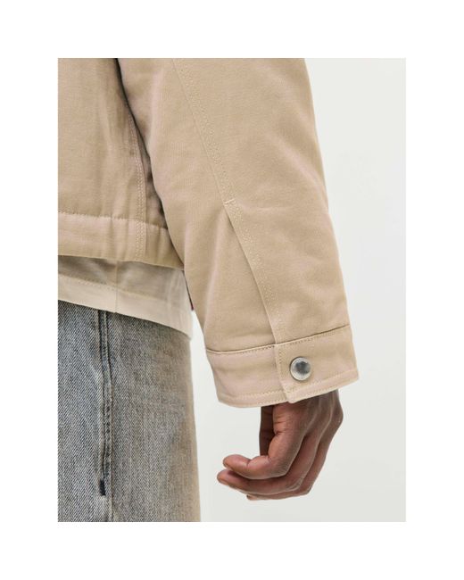 Jack & Jones Natural Dover Worker Jacket for men