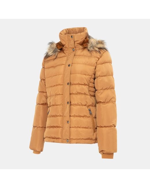 I Saw It First Orange Isif Detachable Hood Fur Trim Sherpa Lined Parka