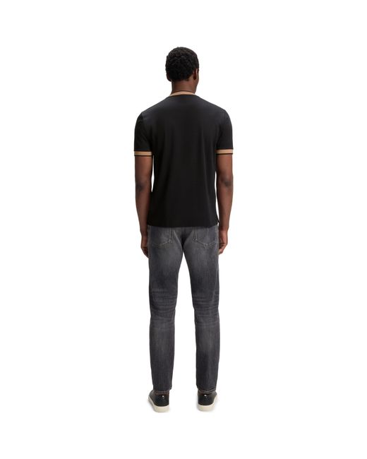 Boss Black Tessler Cotton Short Sleeve Crew Neck Slim Fit T-Shirt for men