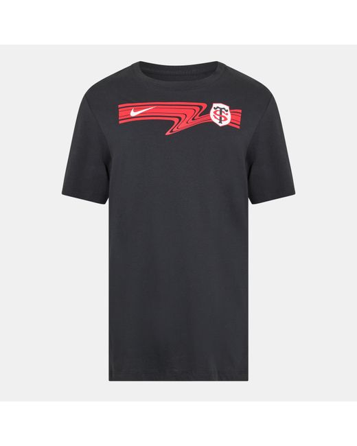Nike Black Stade Toulousain Graphic T-Shirt 2025 2026 for men