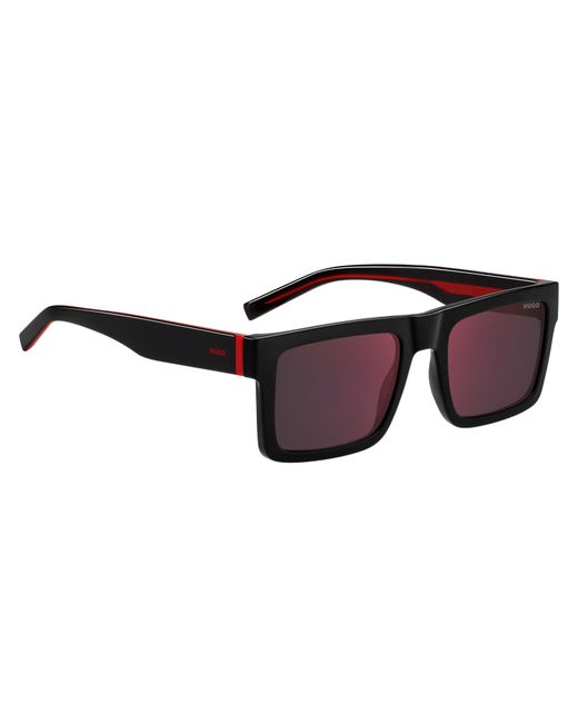 HUGO Brown Round Sunglasses for men