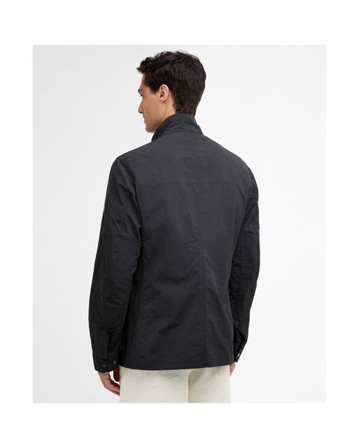 Barbour Blue Modern Duke Showerproof Jacket for men
