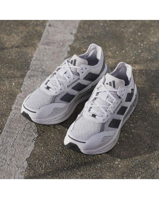 Adidas Gray Adistar 3 Sportswear Shoes for men