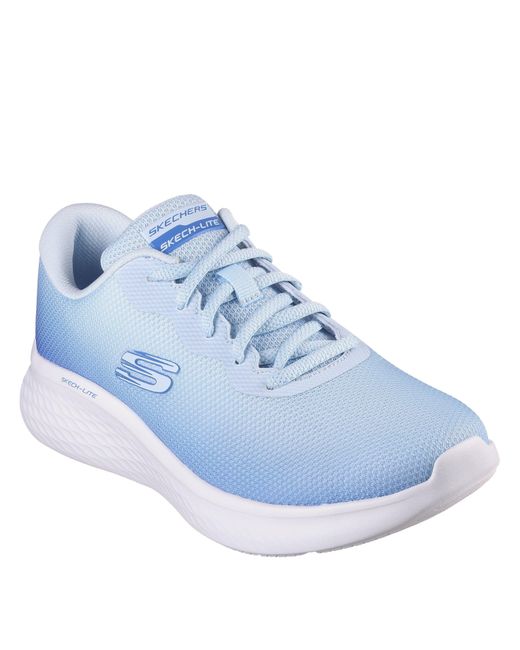 Skechers Blue Ombre Engineered Mesh Lace-Up W Ai Slip On Trainers