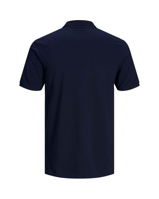 Jack & Jones Blue Short Sleeve Polo Shirt for men