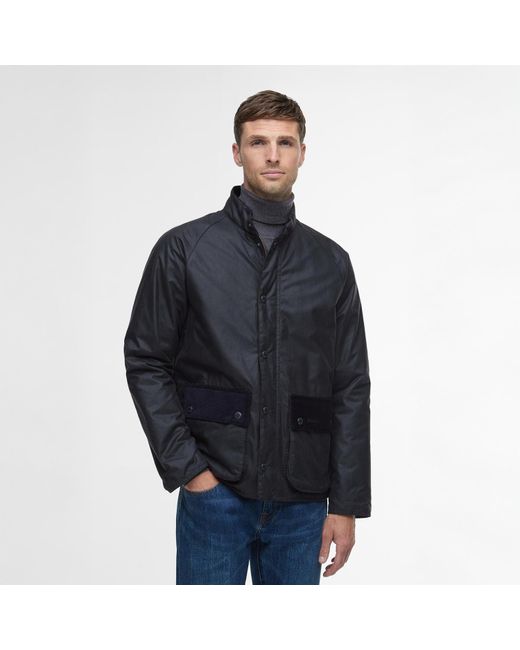 Barbour Blue Cordhill Waxed Jacket for men