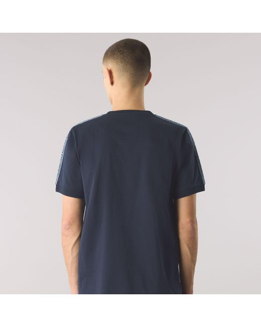 Pretty Green Blue Eclipse Paisley Regular Fit T-Shirt for men
