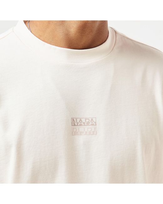 Napapijri White Regular Fit T-Shirt for men