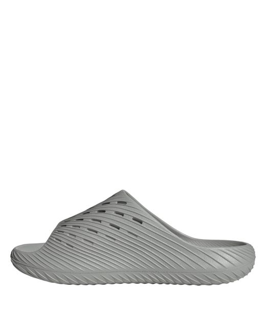 Adidas Gray Pool Sliders for men
