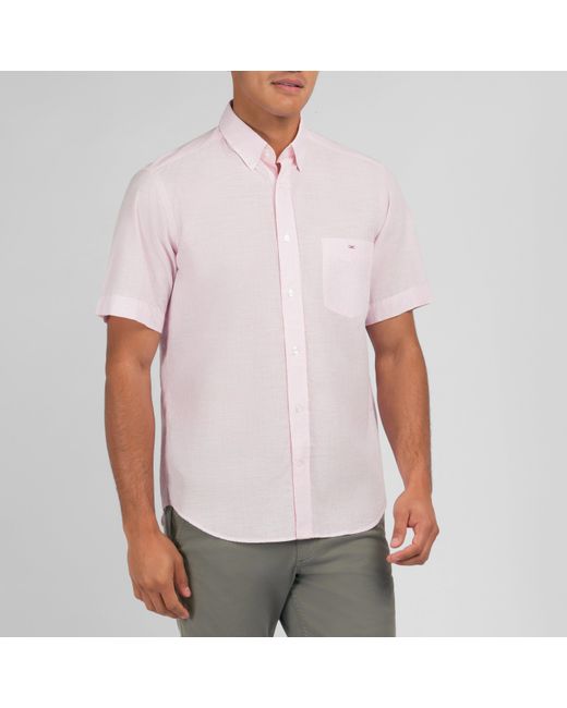 Eden Park Pink Striped Shirt for men