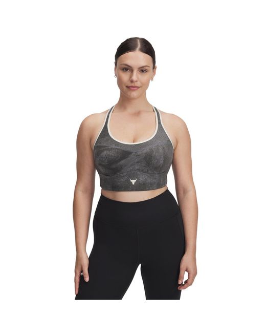 Under Armour Gray Medium Impact Sports Bra