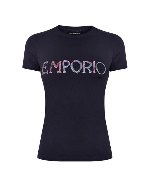 Emporio Armani Blue Emporio T-shirt Ld32