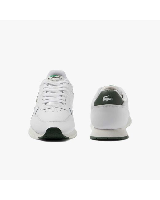 Lacoste White Line Track Trainers for men