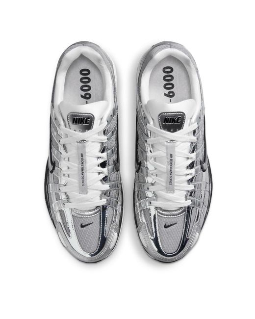 Nike Gray P-6000 Shoes for men