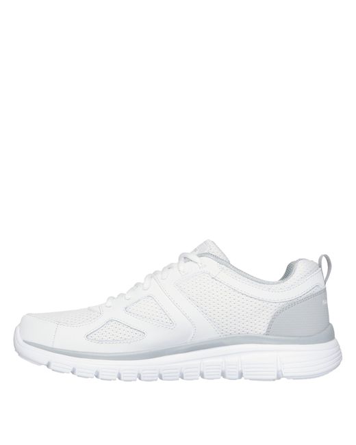 Skechers White Flex Burns Agoura Trainers for men