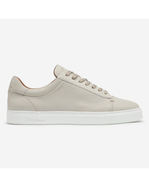 Oliver Sweeney White Almada Low-Top Trainers for men