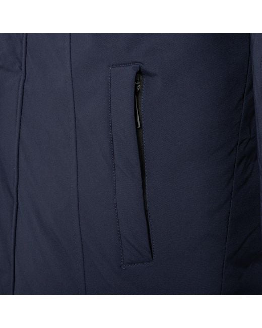 Lee Cooper Blue Quilted Padded Puffer Jacket for men