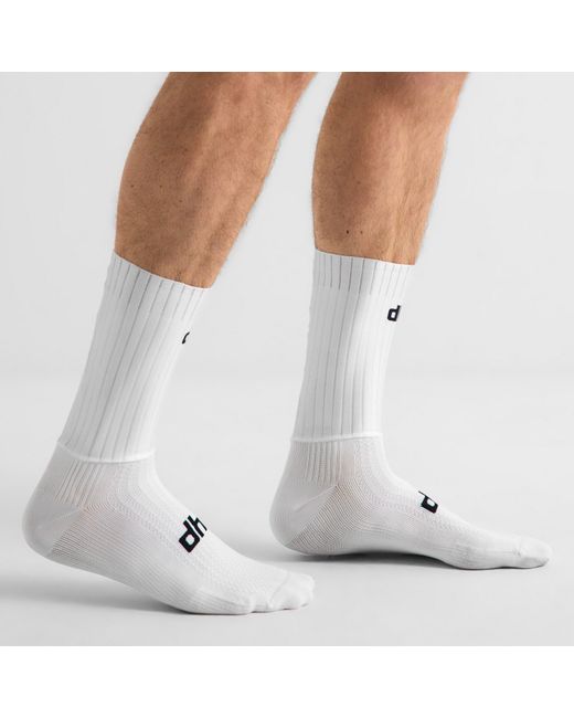 Dhb White Aeron Aero Socks