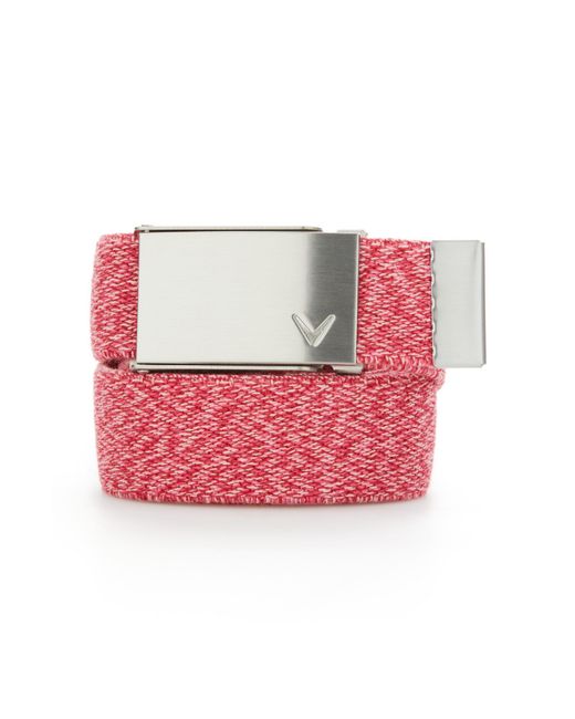 Callaway Apparel Pink Stretch Golf Belt