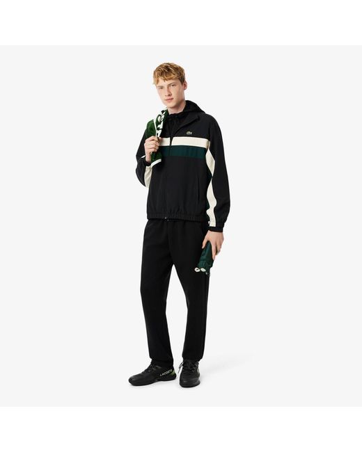 Lacoste Black Cb Tracksuit Top for men