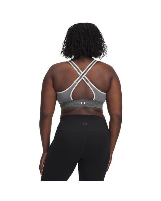 Under Armour Gray Medium Impact Sports Bra